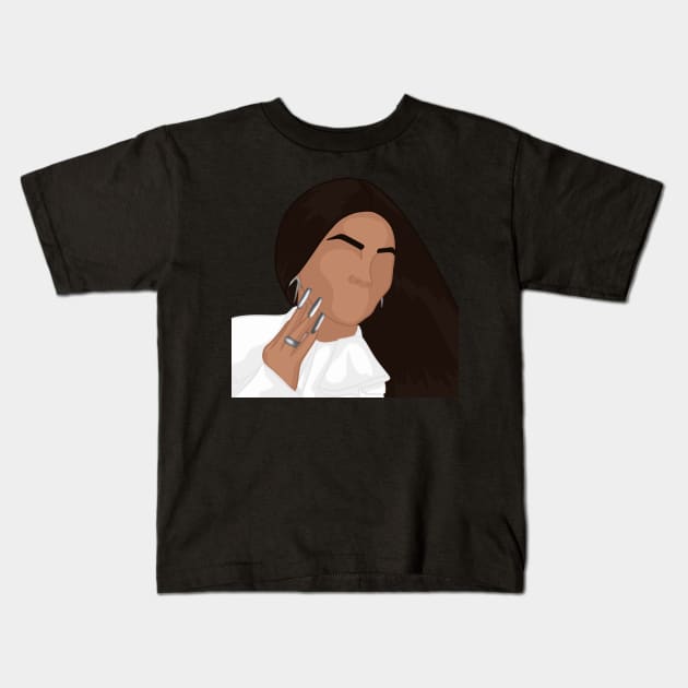 Hayley Kiyoko Kids T-Shirt by icantdrawfaces